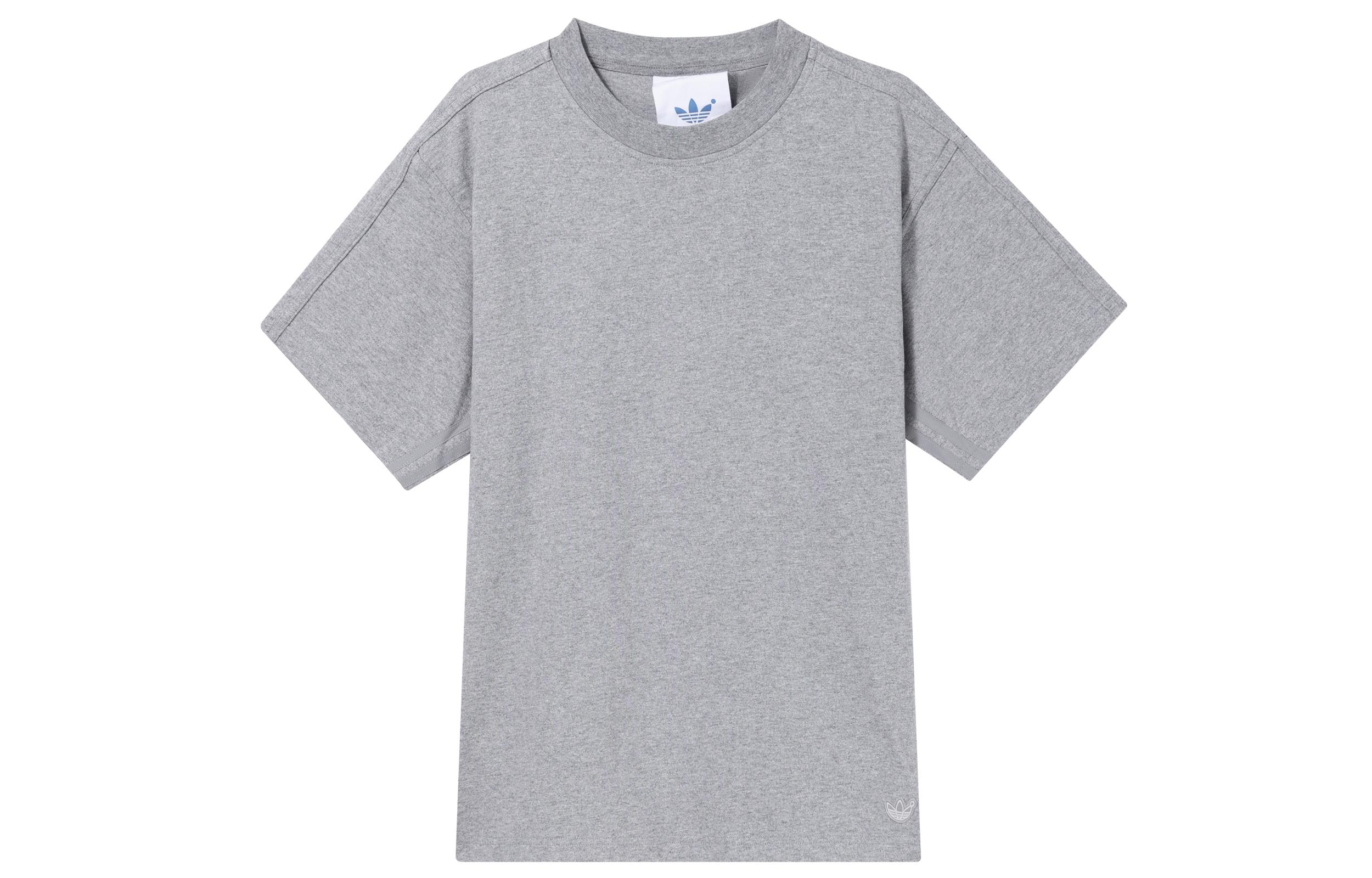 Adidas Originals T Shirts Men s Gray Crew Neck HM5113 S