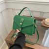 Handheld Women'S Bag Summer Fashion Shoulder Bag Textured Hardware Women'S Bag Small Square Bag Crossbody Bag