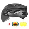 Superide Men Women Cycling Helmet With Goggles & Sun Visor Ultralight Mtb Bicycle Helmet Outdoor Road Bike Mountain Bike Helmet
