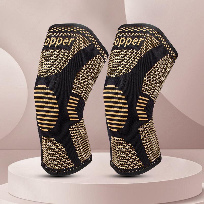 

Новые наколенники для занятий спортом на открытом воздухе с содержанием меди Наколенники для велоспорта и баскетбола Альпинизм и игра в баскетбол Дышащие из медного волокна XL