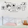 Wall Stickers, Lines, Zebra Photo Frames, Nordic Decorations, Paintings, Literary and Fresh Bedroom Wall Decoration Stickers Dormitory Renovation
