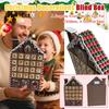 24-Day Christmas Gingerbread Chocolate Wooden House Countdown Calendar Christmas Decorations Home Crafts Ornaments