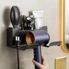Supporto per asciugacapelli Supporto per asciugacapelli a muro Supporto per piastra per asciugacapelli Scatola organizer per asciugacapelli Supporto per ventilatore per WC Mensola Accessori per il bagno
