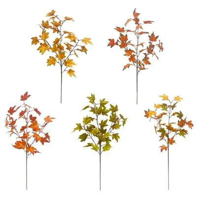 Simulation Maple Leaf Harvest Festival Thanksgiving Autumn Colors Festival Party Interior Decoration Artificial Plants