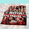 Cobertor com Padrão de Personagens do WWE Royal Rumble Para Uso Doméstico e Presente
