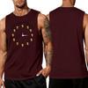 Camiseta sin mangas para hombre Casual Holgada Verano Camiseta para Músculos Tejido Suave Transpirable Cómoda para el Uso Diario