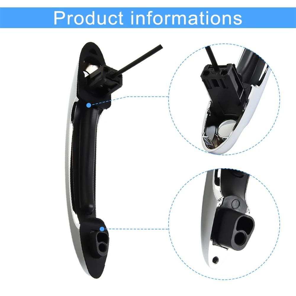 Chrome Driver Side Exterior Door Handle For Mini Cooper R50 R52 R53 R56 R57 R58