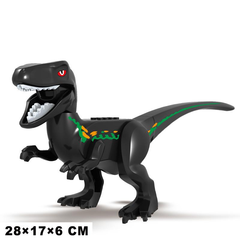 Jurassic Dinosaur Park Dinos World Building Blocks Animals Tyrannosaurus Rex Indominus I-Rex Blue Figures Triceratops Toys