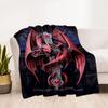 Gothic Style Blanket Soft & Cozy Great for Bedding Picnics Livingroom Four Seasons Multipurpose Digital Print Birthday Christmas Gift Blanket