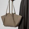 Top-Grain Cowhide Leather Tote Bag Large Capacity Commuting Shoulder Handbag for Women