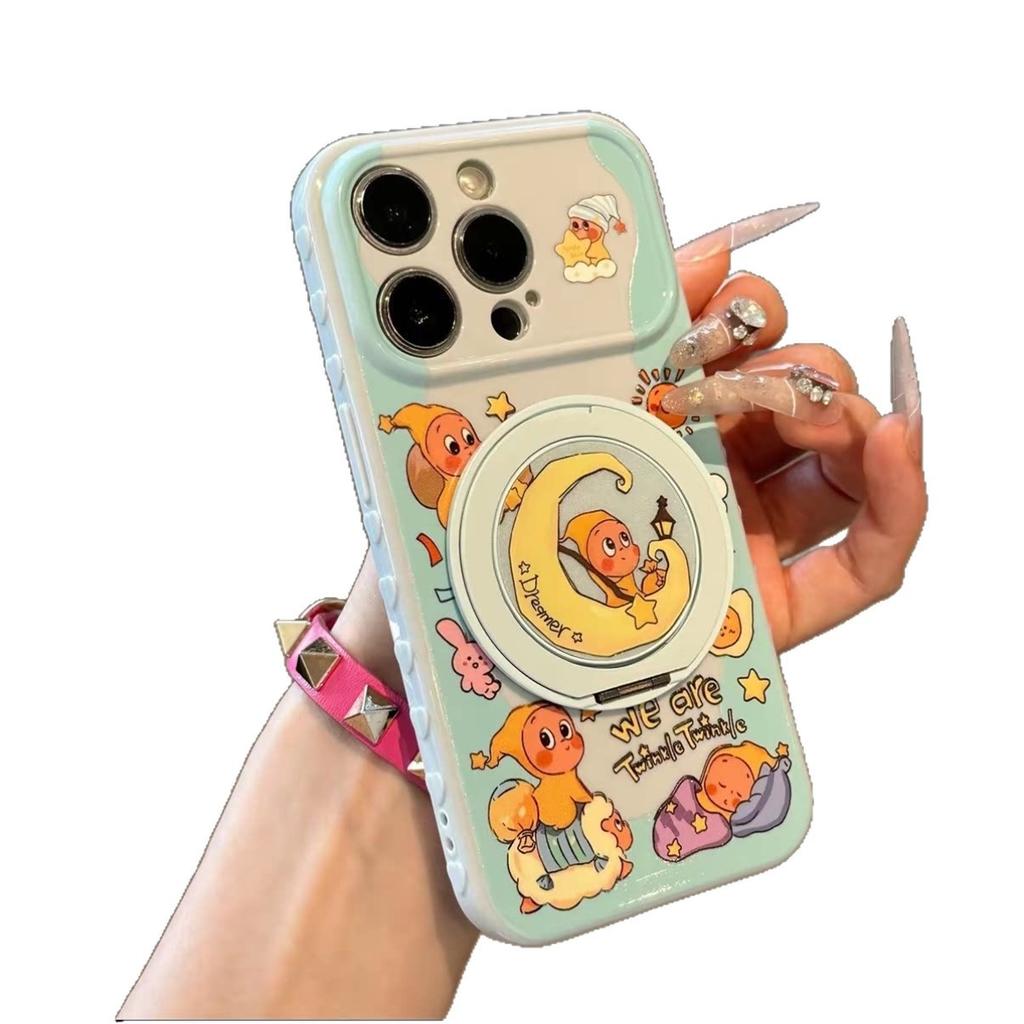 Cute and cute stars are suitable for Apple 11promax mobile phone case, high-value 111 bracket for girls, Huawei Xiaomi.