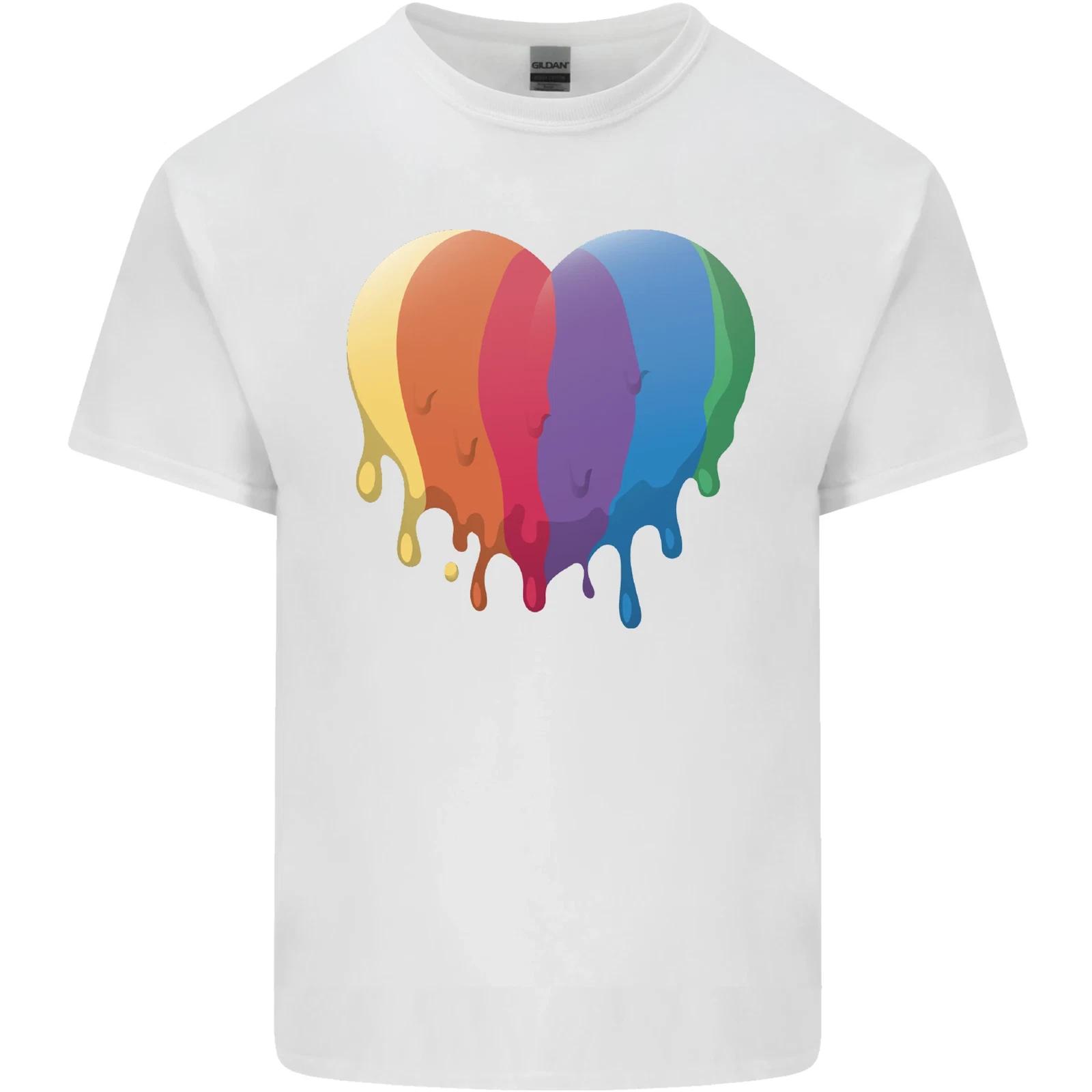 

Gay Pride LGBT Heart Kids T-Shirt Childrens L