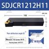 SDJCL2020K11 Rhombic Insert Lathe Tool Holder 93° for CNC, Model SDJCR1616H07
