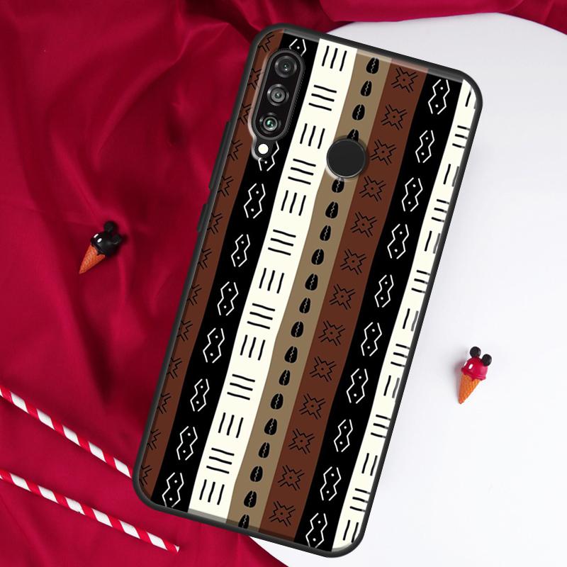 African Fabric Print For Huawei Nova 8i 7i 11i 12i 12s 9 10 SE Y90 Y60 Y70 Y72 Y61 Y91 P30 P40 Lite P60 Pro Case