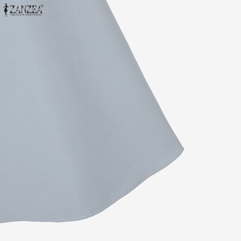 ZANZEA Dámské letní dvoudílné oblekové soupravy s krátkým rukávem a dlouhou sukní