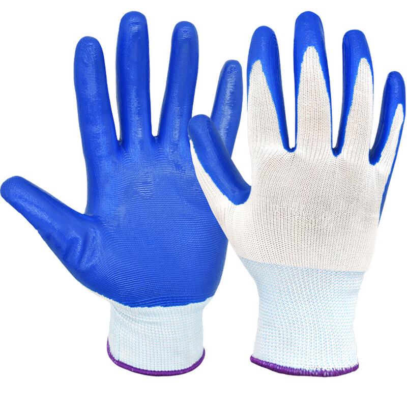 Thickened Nitrile Coated Work Gloves