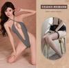 New Sex Sexy Underwear Hollow Lace-up Open Crotch Onesie Hot Free Uniform Temptation Pajamas