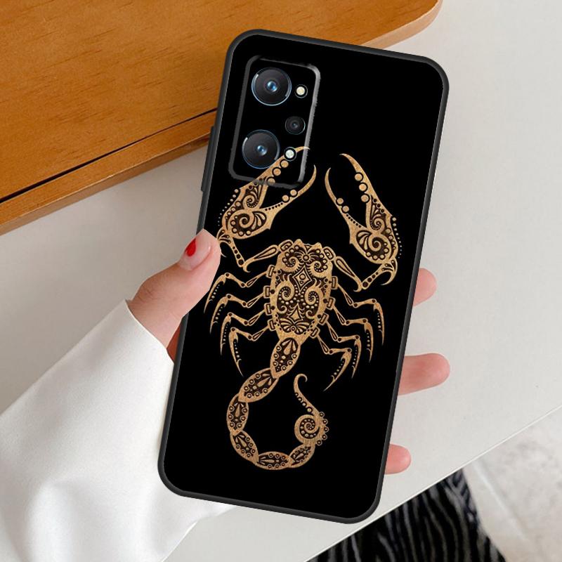 Zodiac Signs For Realme C67 C55 C53 C51 C35 C33 C31 C30 C25s C21Y GT Neo 6 GT5 9 10 11 12 Pro Plus Case