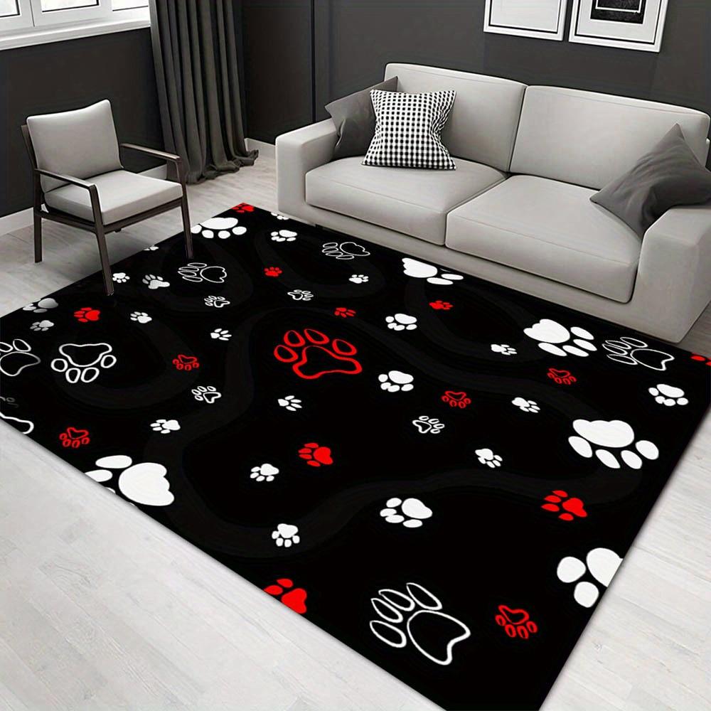 

1pc 1747305507Pattern Carpet, Area Rug For Living Room Bedroom Room Bed Chair Laundry Entryway Corridor Yard Non-slip Outdoor Camping Rug Fl 60cm by 90cm