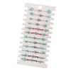 Pack of 12 Handmade Turtle Theme Adjustable Braided Bracelets with Alloy Turquoise Crystal Wood Beads for Women and Men