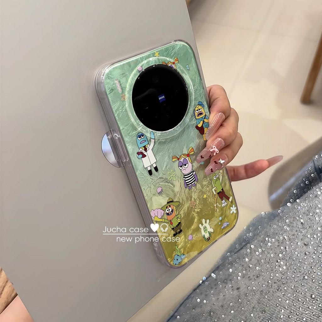 Applicable To Vivox300 Mobile Phone Case All-inclusive Edge New Cartoon X100spor Fun Anti-drop Female Summer Clownfish