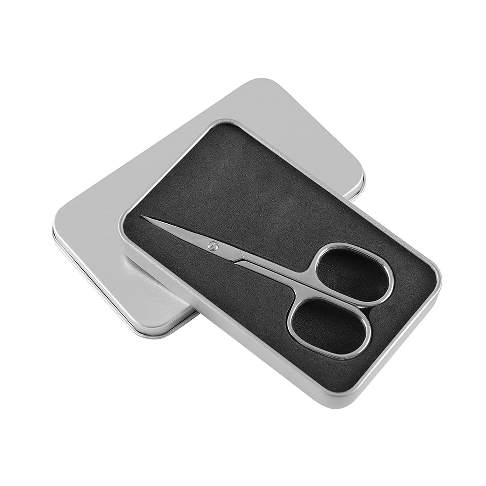 

Професійні манікюрні ножиці Кутикула з нержавіючої сталі Точний догляд за нігтями Волосся на обличчі Брови Вії Волосся в носі срібний