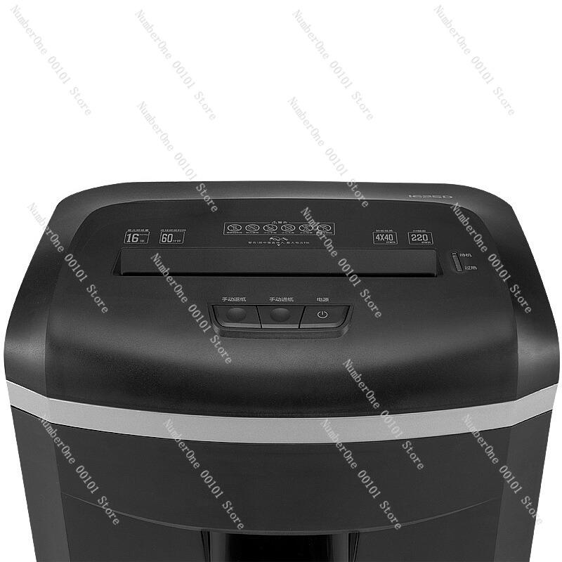Heavy Duty Shredder 16 Sheet A4 Paper Shredder Credit Card CD Disc Shred Long Run Time Overheat Protection Office Home