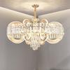 Crystal Pendant Light, High-end and Atmospheric Villa Living Room Dining Room Pendant Light Hall Main Light