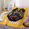 Custom Name Wolverine Deadpool Flannel Blanket Throw Blanket Soft Warm Sofa Bed Decor Unique Gift