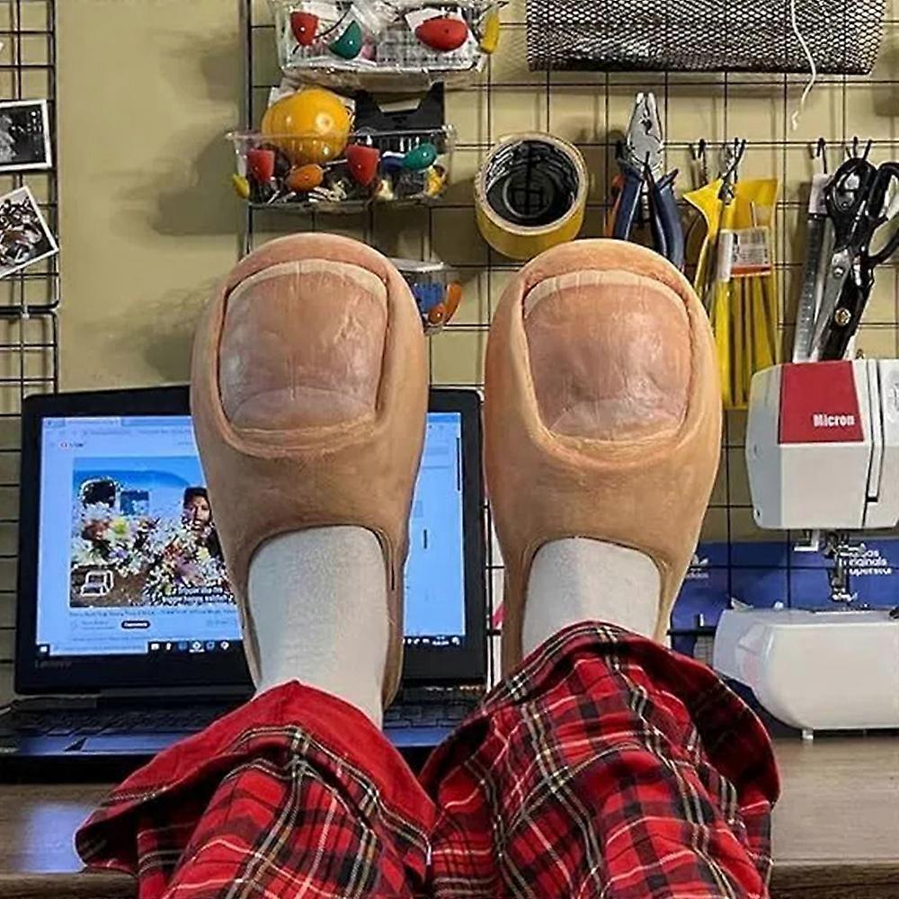 Creative Soft Thumb Slippers, Couple Thumb-Touching Shit-Feeling Slippers