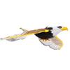 Interactive Cat Toy Lifelike Eagle Shape Sound Light Automatic Bird Kitten Toy for Door Wall