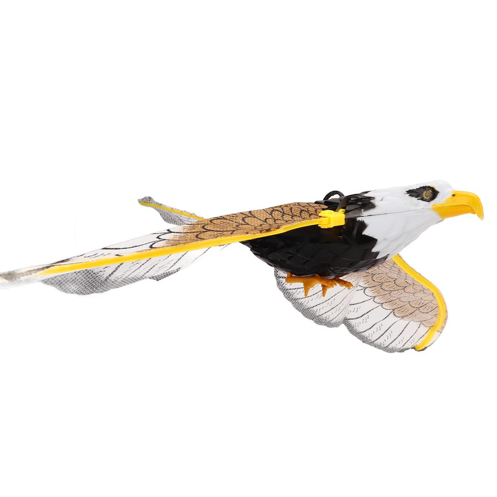 Interaktivní hračka pro kočky Realistický tvar orla Zvuk Světlo Automatická hračka pták kotě pro dveře Zeď Strop