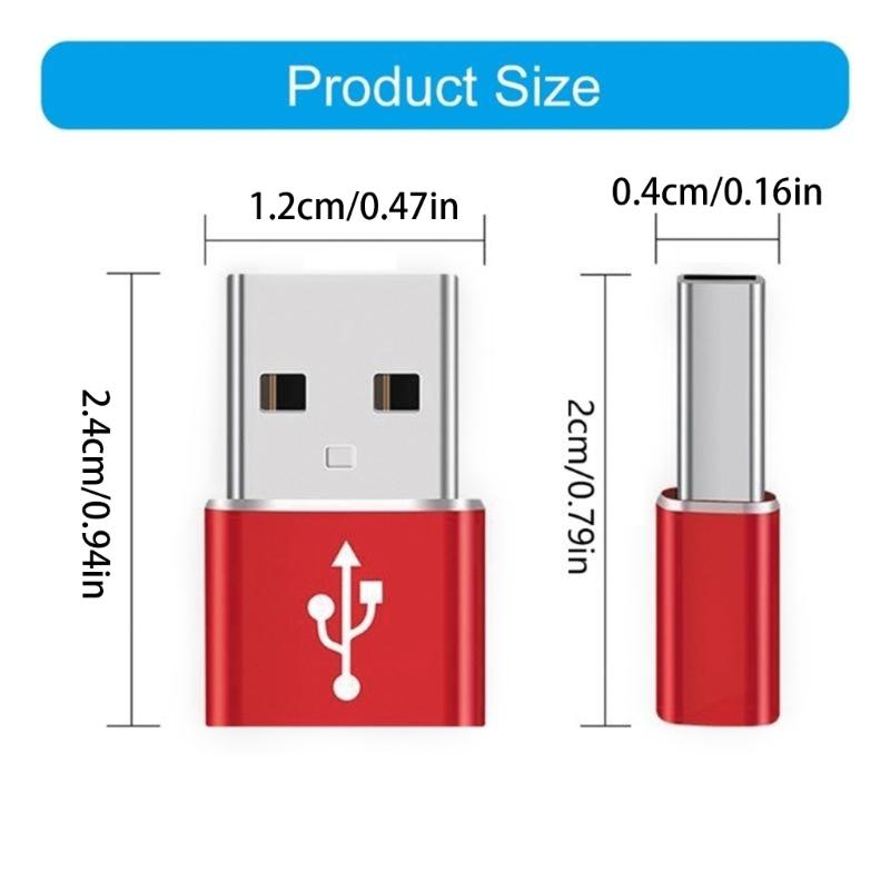Metal USB C Type C Male to USB 3.0 Female OTG Data Sync Data & Charging Converters Adapter for Cameras Phones Laptops