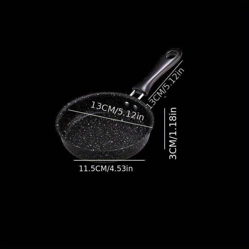 Mini Non-Stick Skillet with Cast Iron Handle Egg Frying Pan Suitable for Induction Cookers Gas Stoves for Breakfast