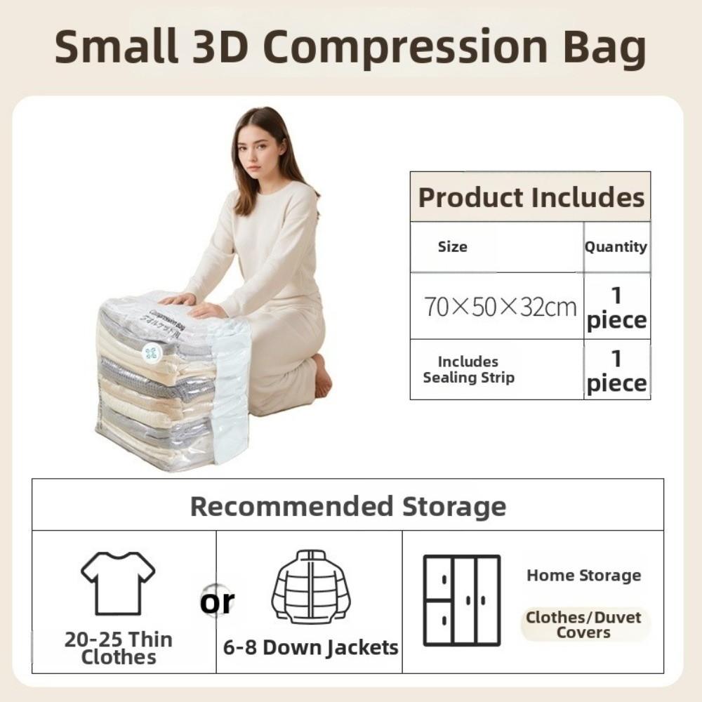 No Need Tool Quilt Storage Bag Large Size Large Storage Bags New Compression Bags Home Storage 70x50x32 cm