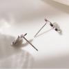 Prevent Allergy 925 Sterling Silver Zircon Butterfly Stud Earrings For Women Jewelry Accessories Pendientes Brincos Eh1293