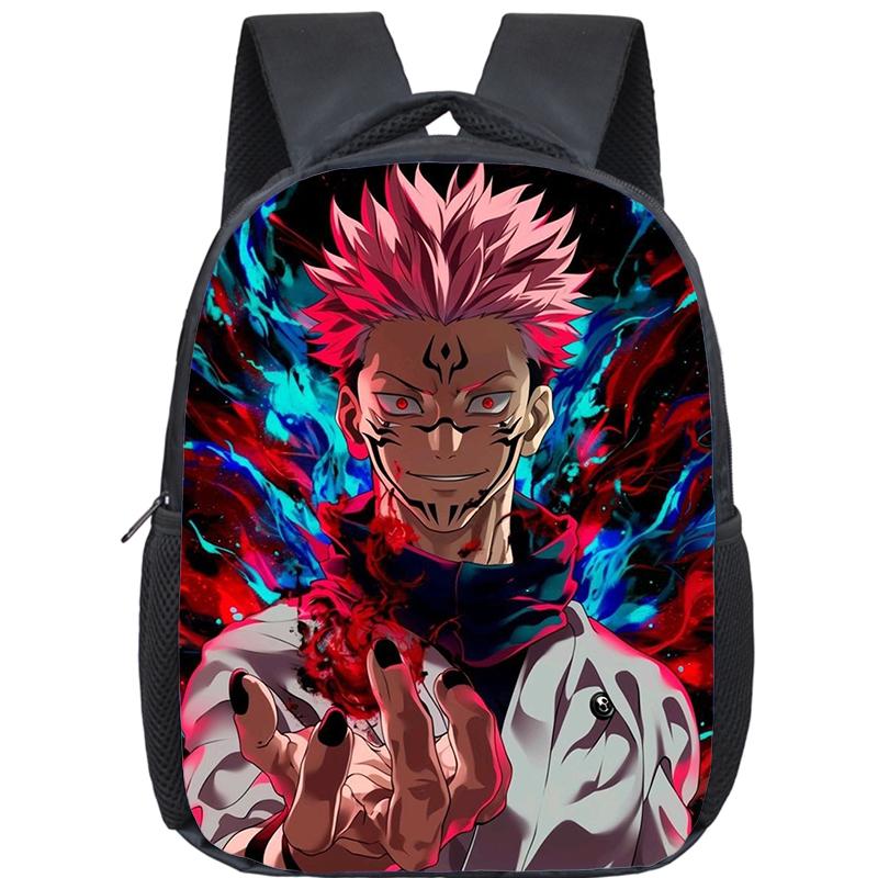 Anime J-Jujutsu Kaisen Backpack Children School Bags Manga Gojo Satoru Yuji Itadori Backpack Boys Girls Kindergarten Book Bag