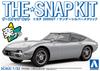 Aoshima Bunka Kyozai Měřítko Série The Snap Kit Toyota 2000GT Thunder Silver Metallic Plastiková stavebnice 05C 1/32 Předbarvená