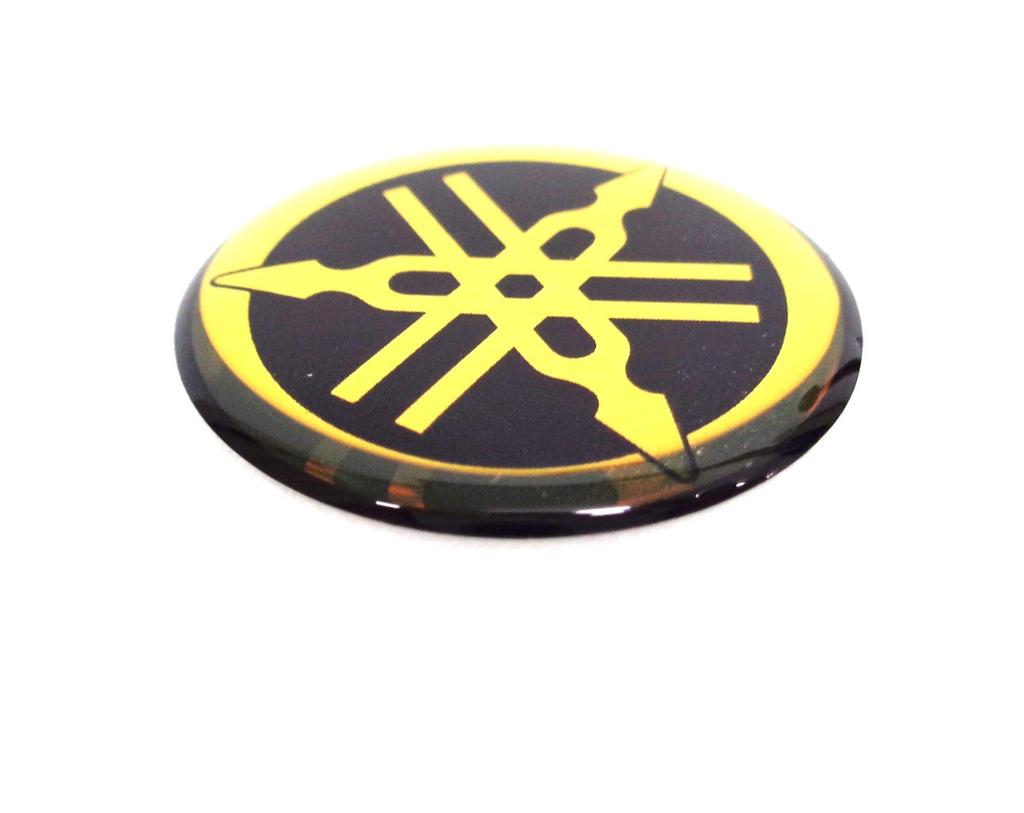Yamaha Tuning Fork Emblem Sticker, Gold, Genuine Product, 1.6 Inches (40 Mm)