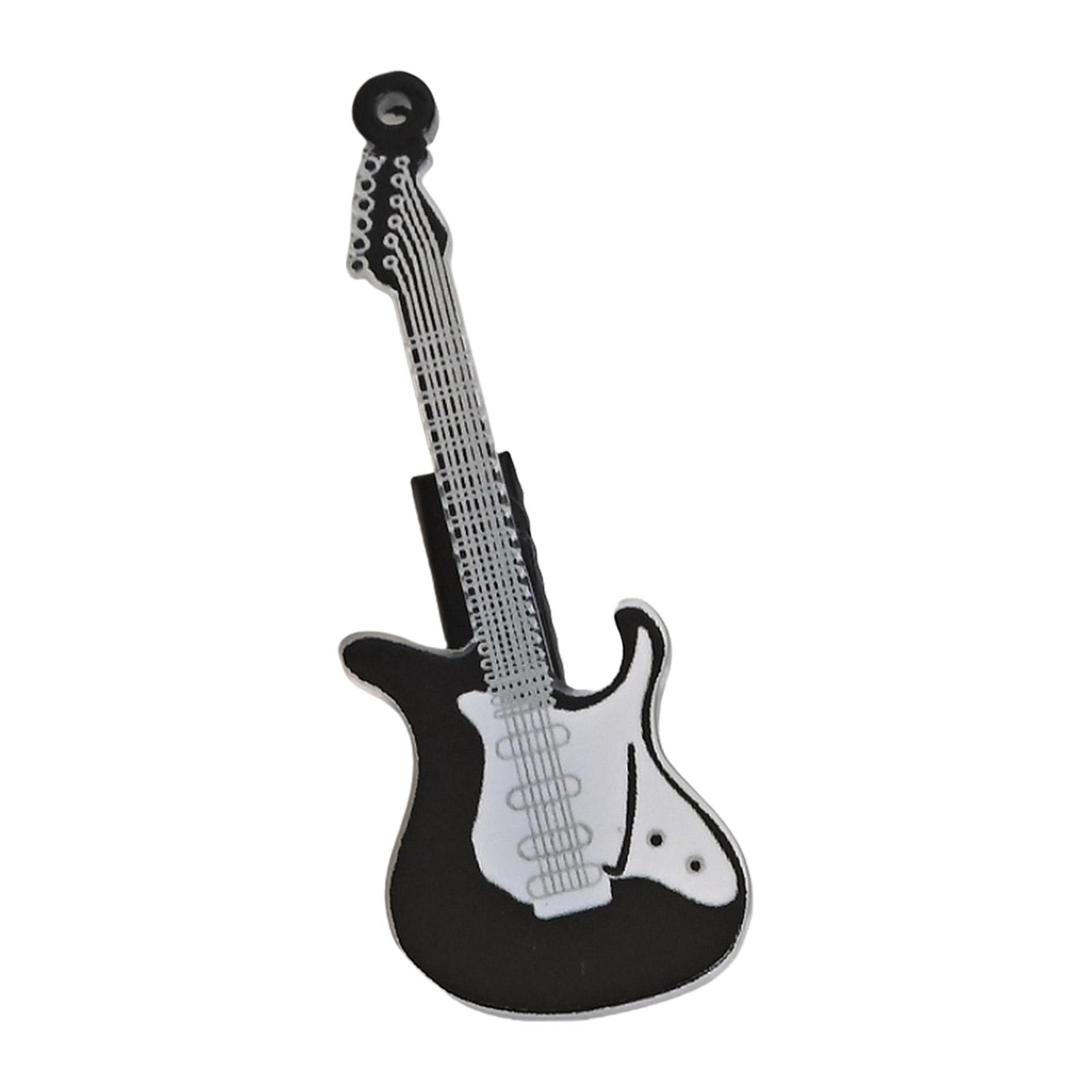 

Hair Clip Guitar 2000s Stylish Bass Flat Clip Balletcore Hairpin Guitar Elegant Hair Clip for Bunches чорний