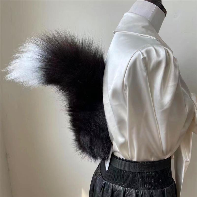DIY liščí ocas jako rekvizita pro cosplay: Škádátko pro kočky, Dekorace na pas, Styling srsti