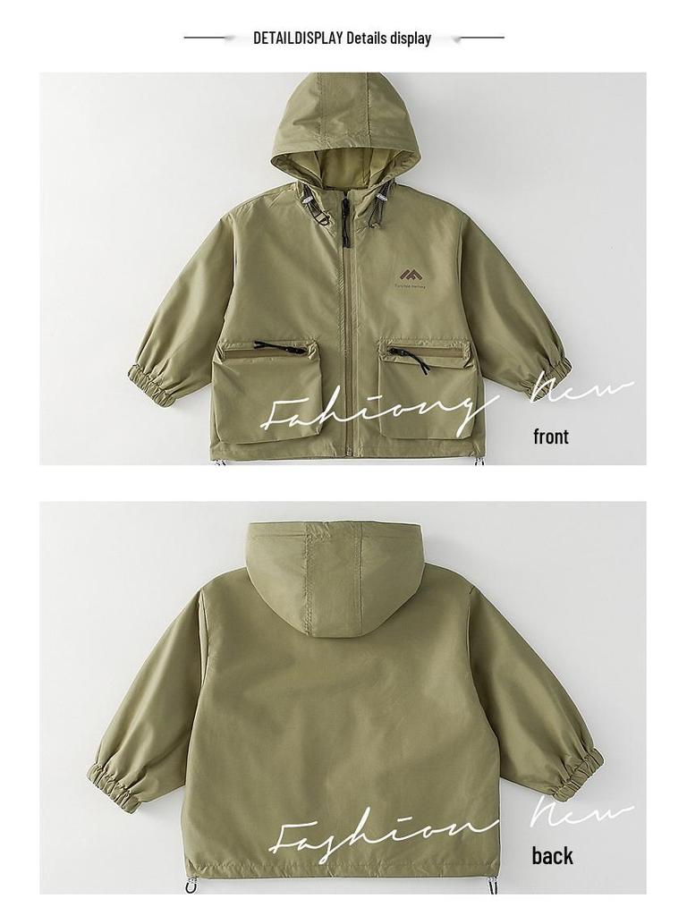 2025 Frühling/Herbst Kinder Wasserdichte Windjacke für Jungen - Outdoor Bergsteigerstil