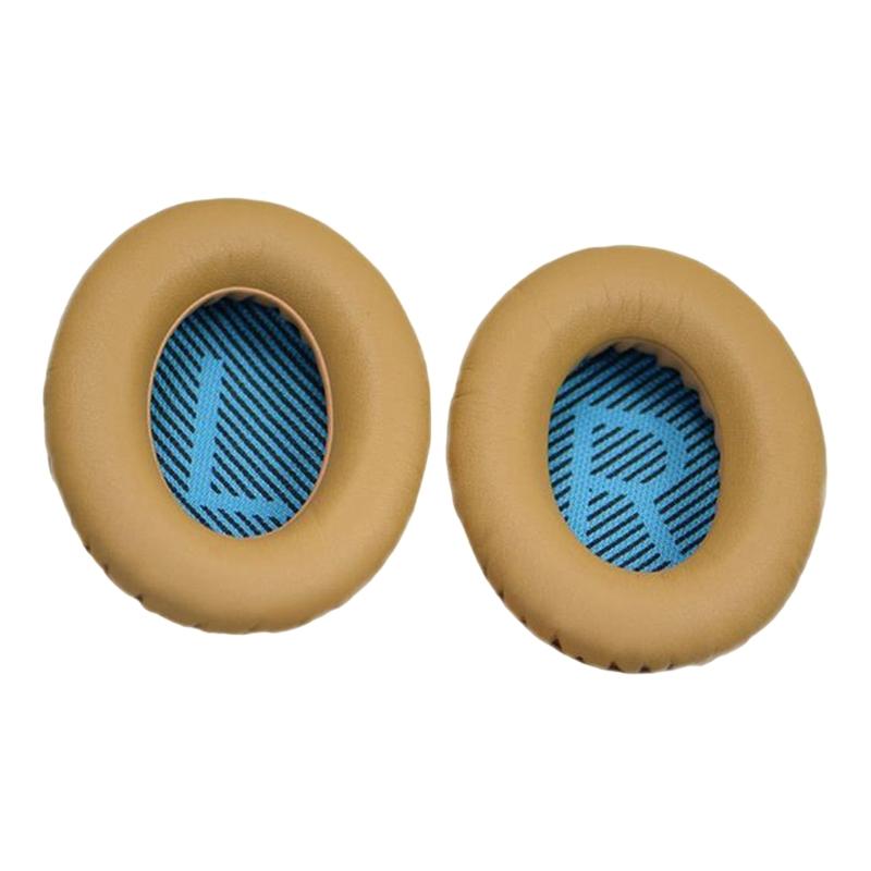 1 Pair Comfortable Ear Cushions Soft Earphone Cover Protective Earcup Earpads for QC35 QC25 QC15 Replacement Earmuffs