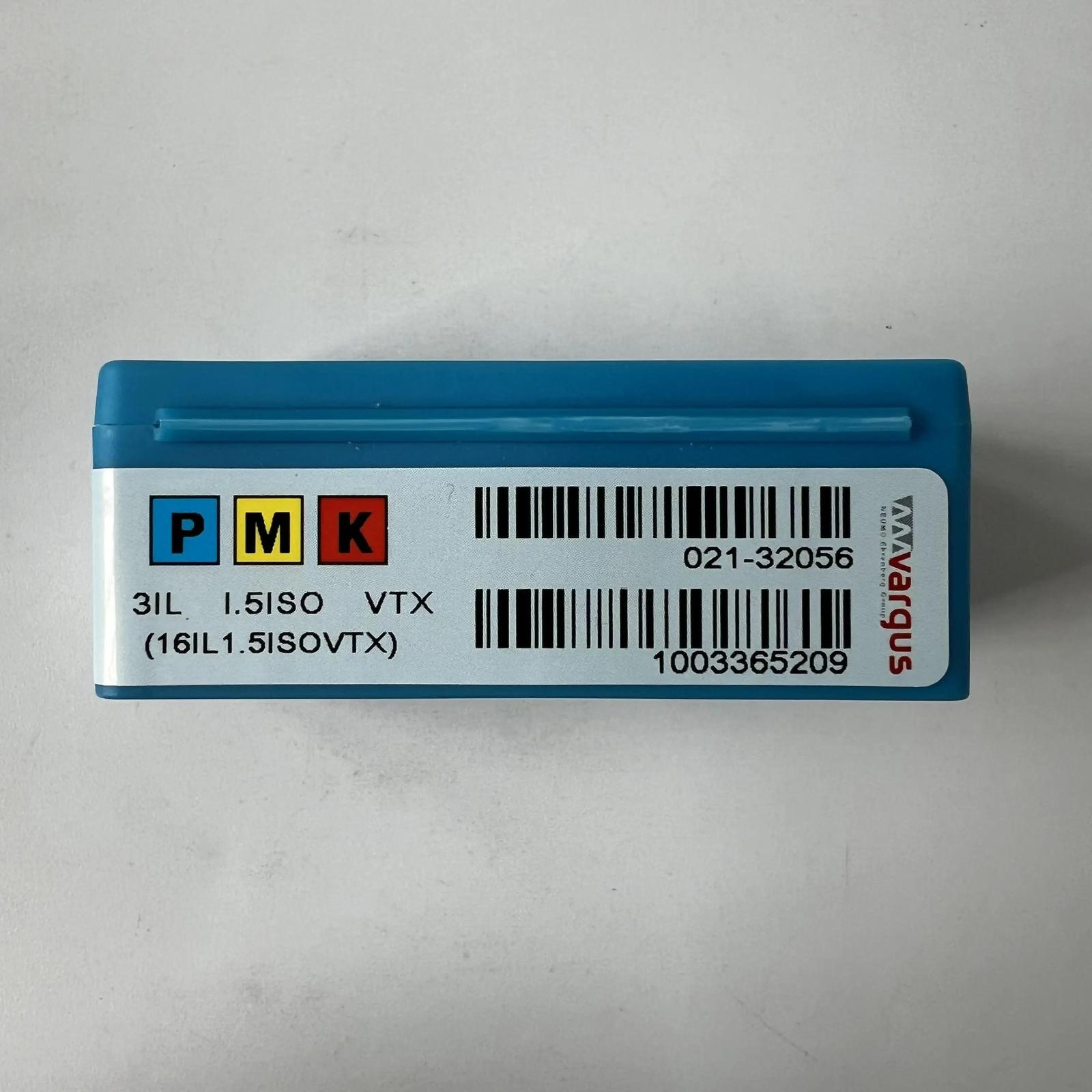 

Original / 3IL1.5ISO VTX / Industrial indexable Carbide Inserts 10 Pcs