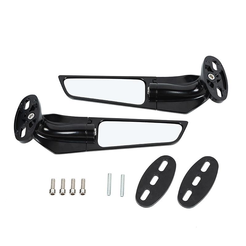 Motorcycle Rearview Mirrors Side Modified Wind Wing Adjustable Rotating Rearview Mirror For YAMAHA R3/R25 R15/V3/V4 2014-2021