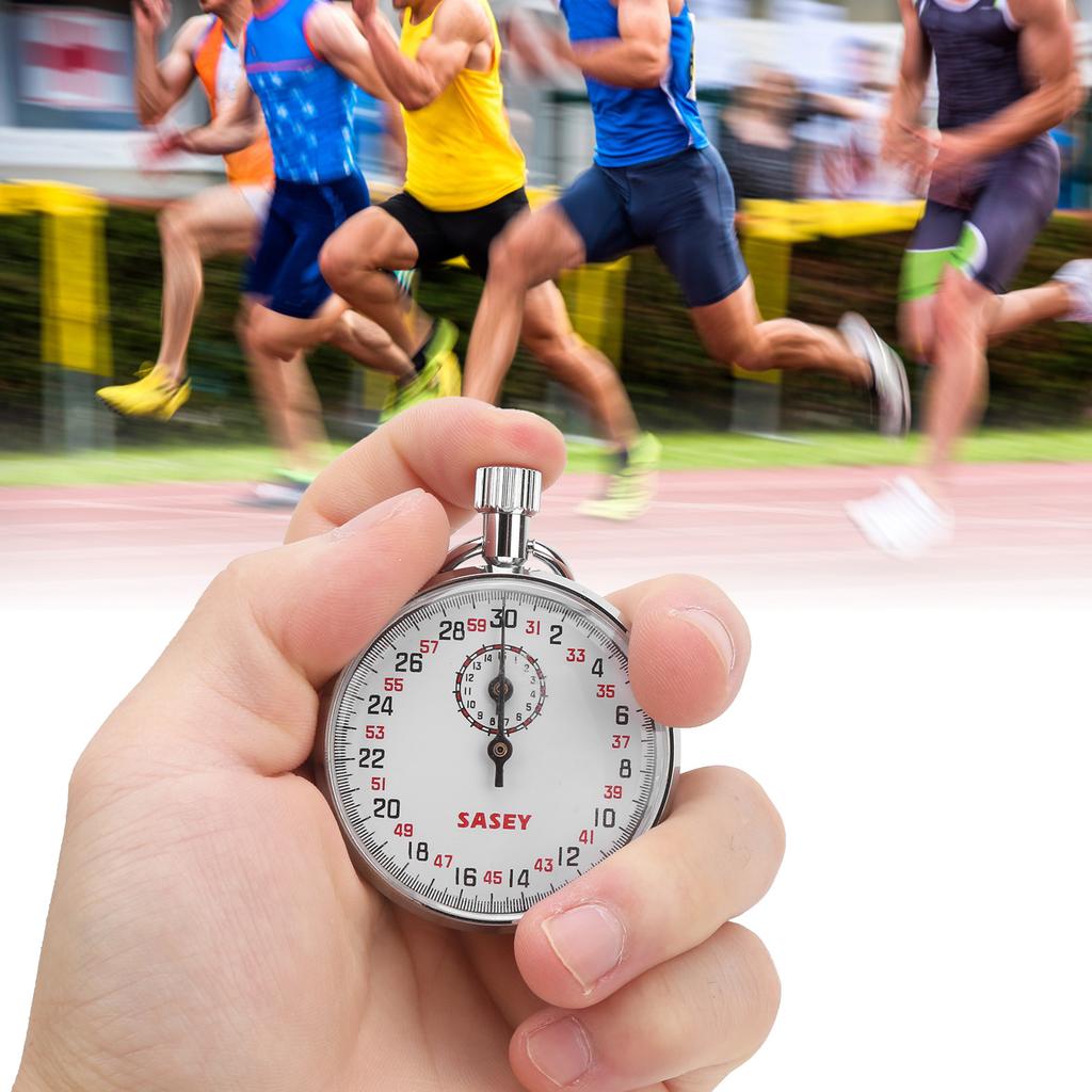 Mechanical Stopwatch Mechanical Stopwatch Round Sports Chronograph Running Timer Physics Teaching Equipment Sports Chronograph