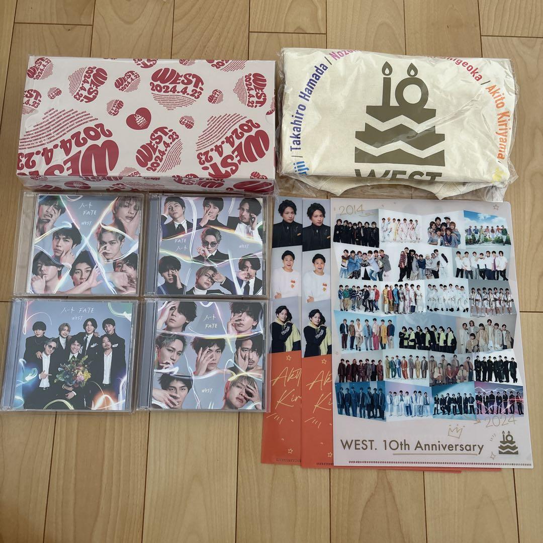 

[USED] WEST. Heart/FATE First A.B Regular Edition. Mail Order Edition