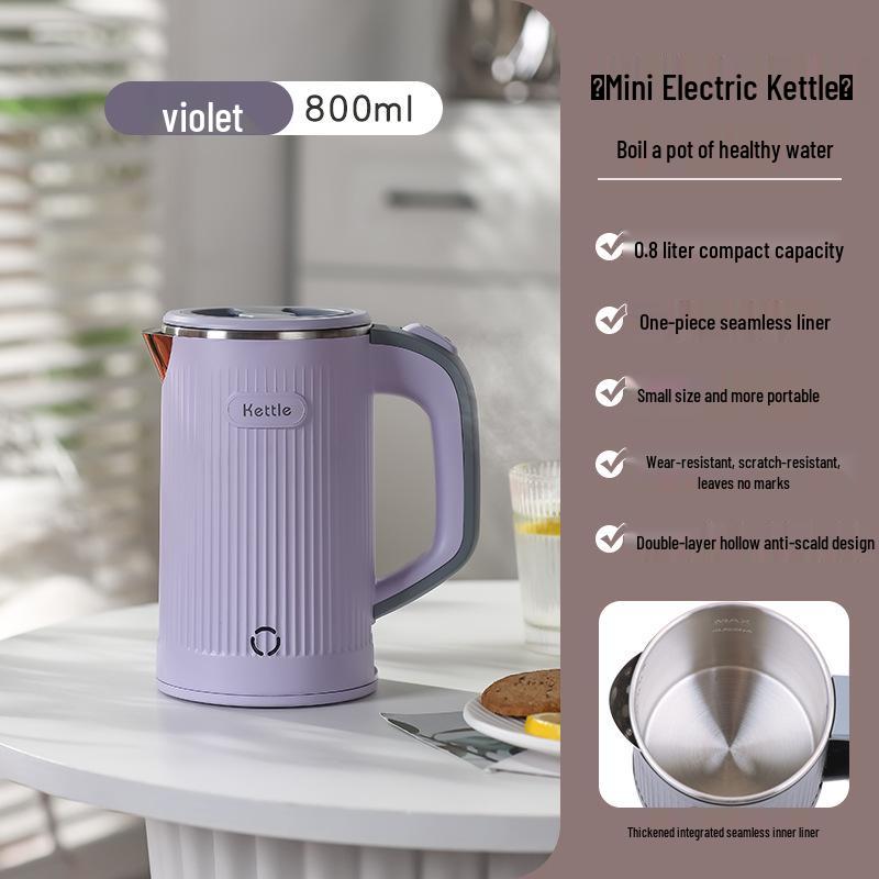 0,8l Elektrická rychlovarná konvice, 110V US/EU Standard, Vhodná na cesty.