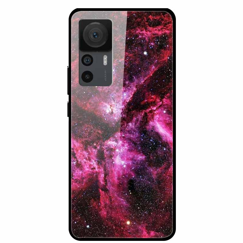 For Xiaomi 12T Cases 12T Pro Luxury Tempered Glass Hard Back Covers For Xiaomi 12T Pro Phone Cases Capa Fundas Xiaomi 12T Coques