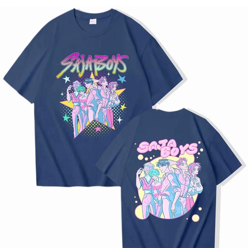 

2026 summer new Hunting Witch Girls Printed Roundneck Shortsleeved Tshirt for Women Genderneutral Crossborder Casual Top S